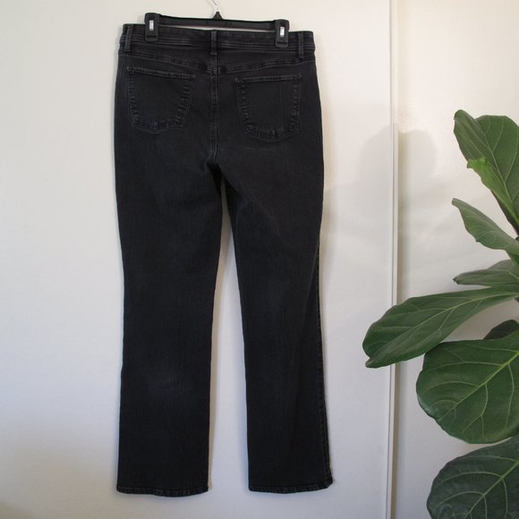 TALBOTS Flawless Five Pocket Barely Boot Faded Black Jeans - Picture 10 of 10